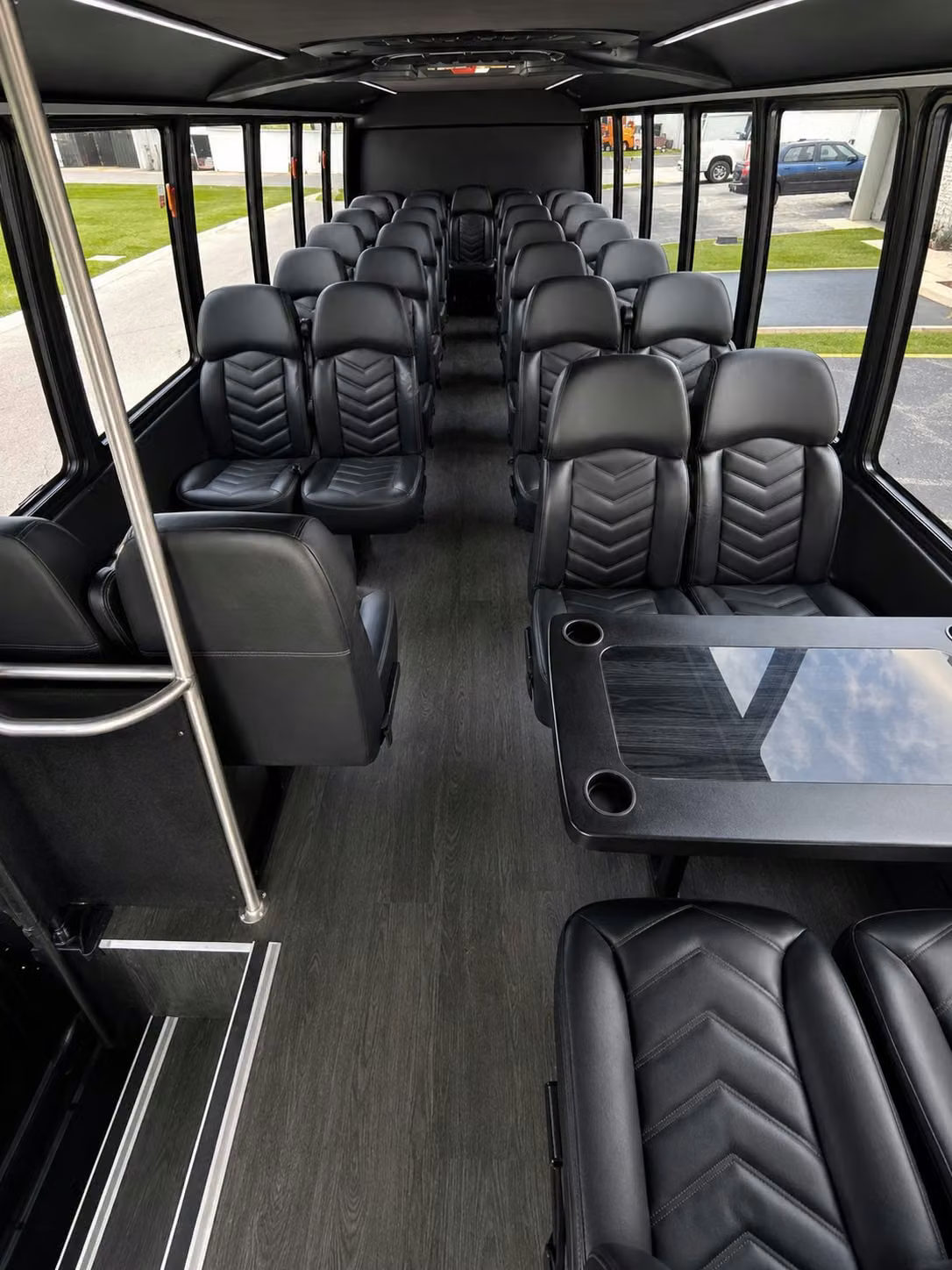 15 passenger minibus inside