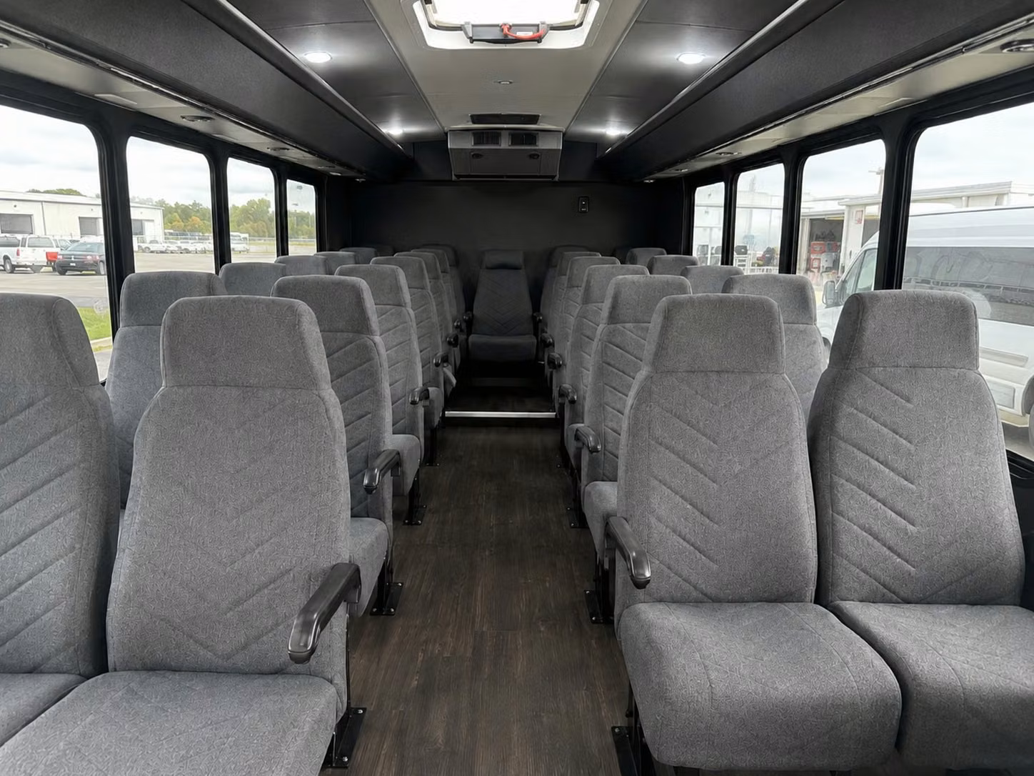 18 passenger minibus interior