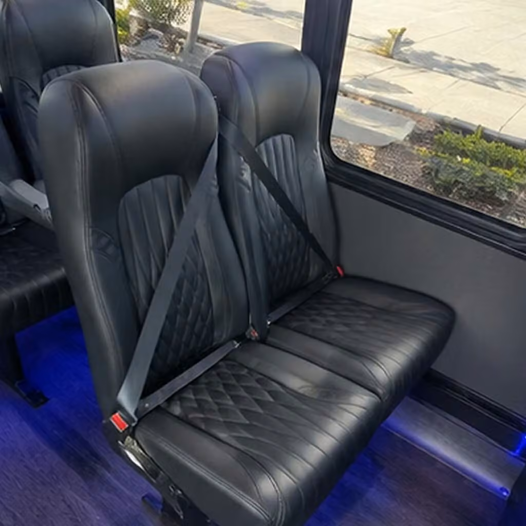 25 passenger minibus inside