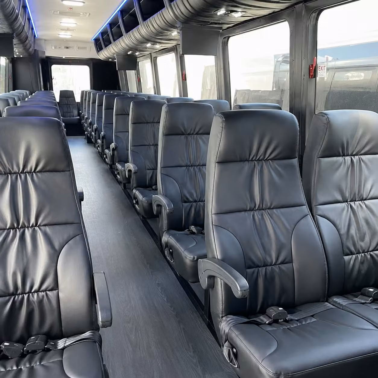35 passenger minibus interior