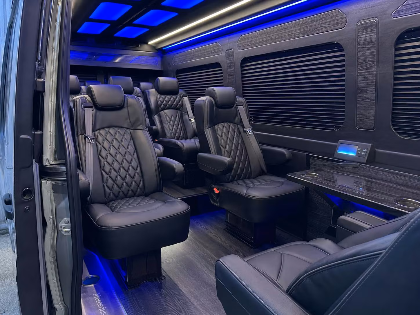sprinter van transportation for groups and events across turlock