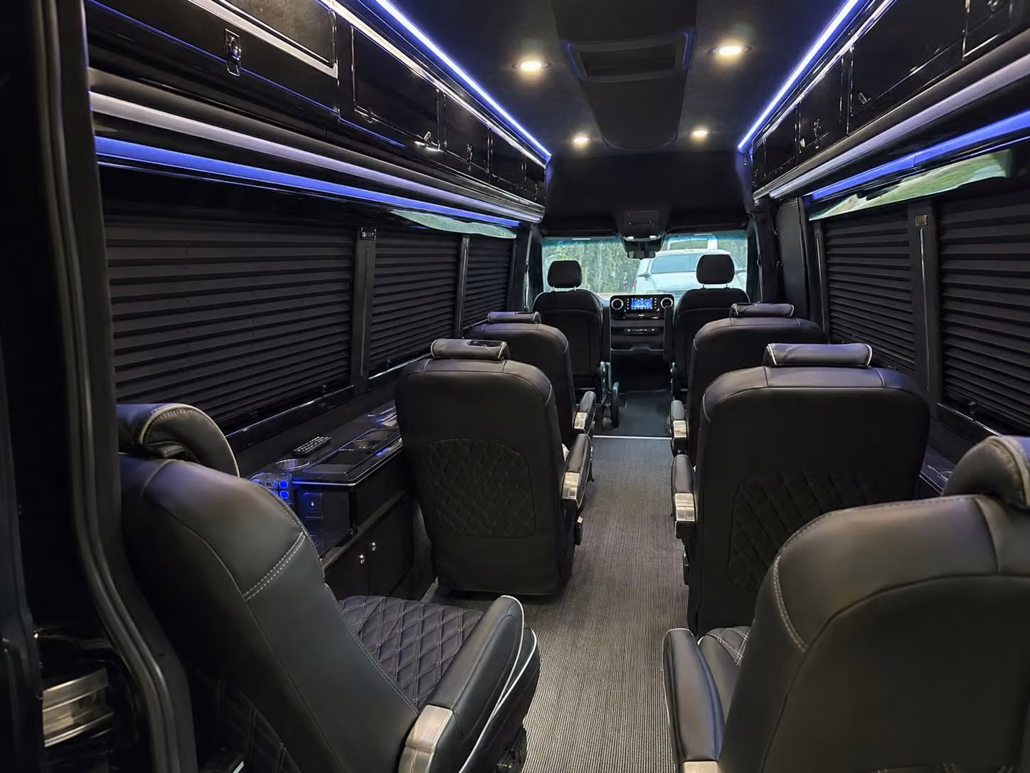 sprinter van with driver interior