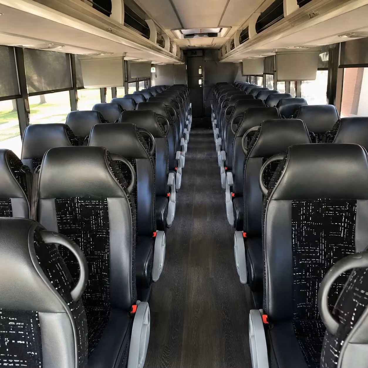 turlock charter bus rental interior
